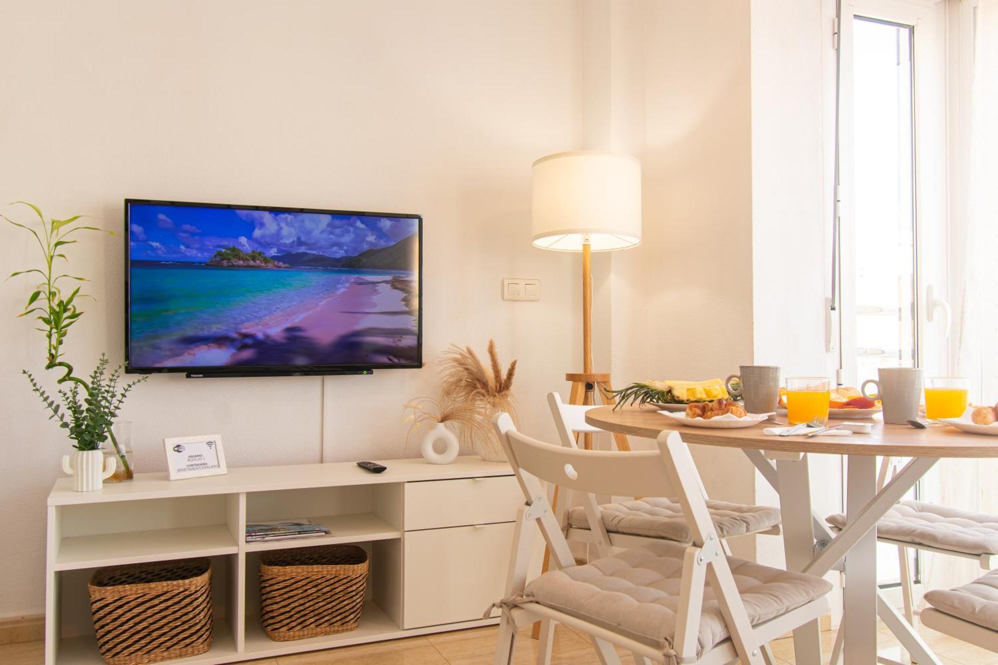 Avenida Principal Cerca De La Playa Con Aire Acondicionado Y Wifi - By Aloha Palma Apartment Aguilas Bagian luar foto